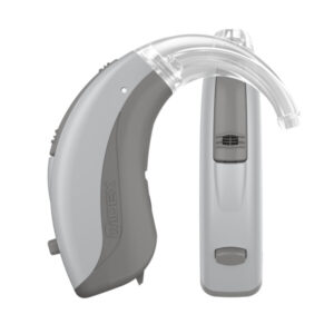Widex-EVOKE-FM-Double-Titanium-grey-Grey-With-hook-Hearing-aid