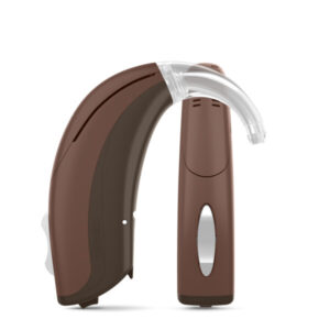 Widex-EVOKE-FP-Double-Cappuccino-brown-Brown-With-hook-Hearing-aid-With-shadow (1)